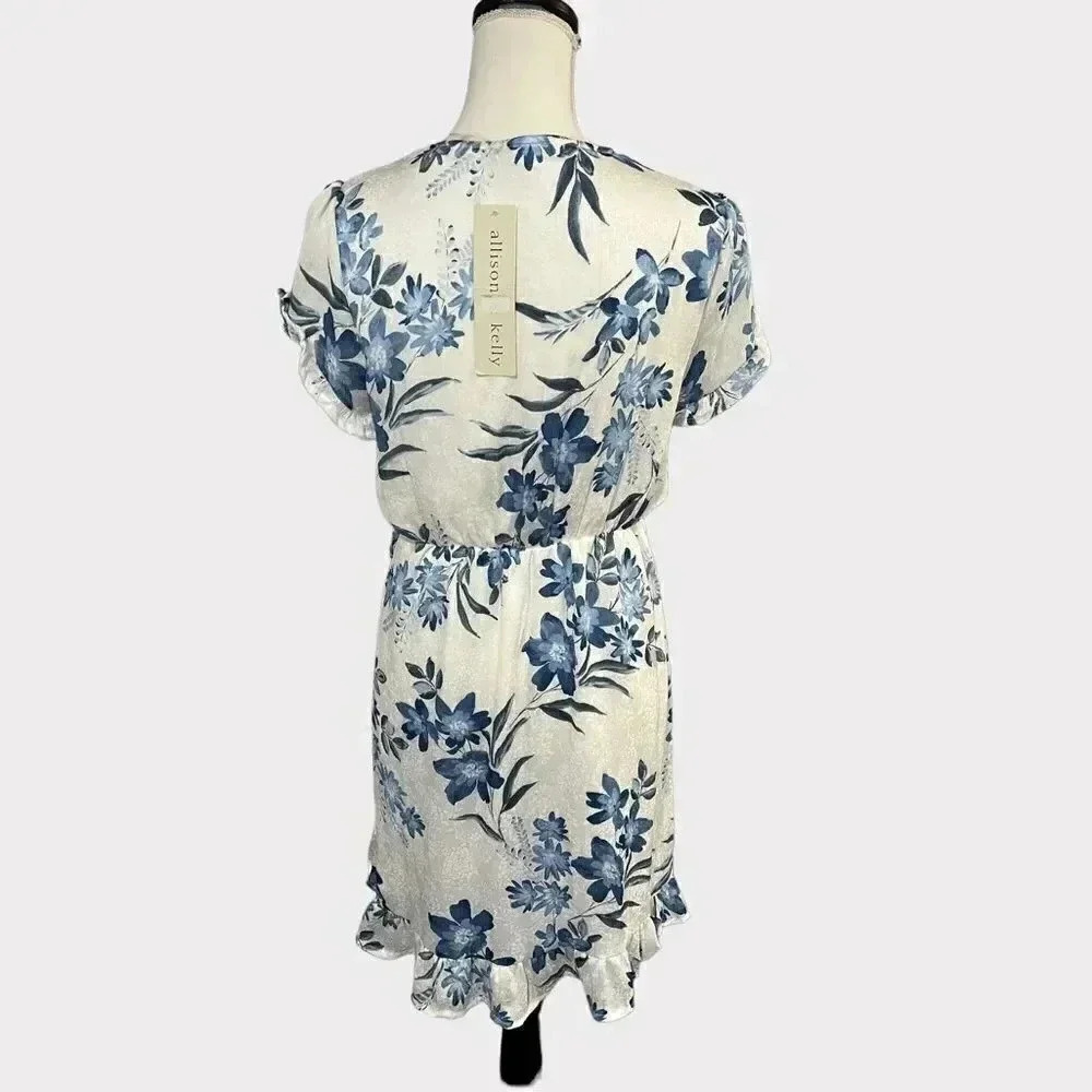 Allison & Kelly faux wrap dress size L NWT - Picture 10 of 14